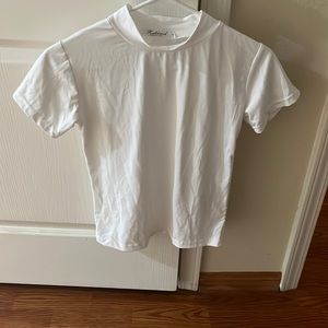 Basic white tee